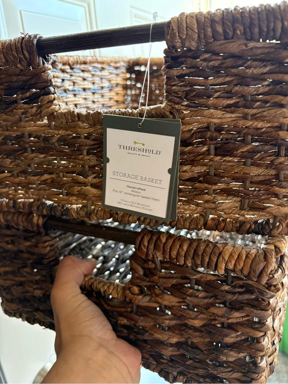 Threshold wicker baskest